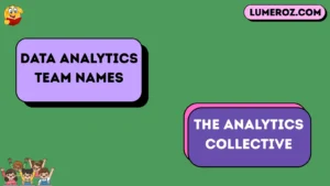 data analytics team name