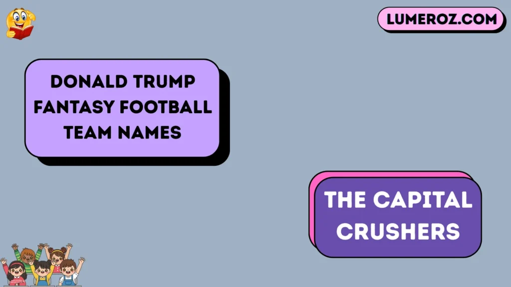 Donald Trump fantasy football team name