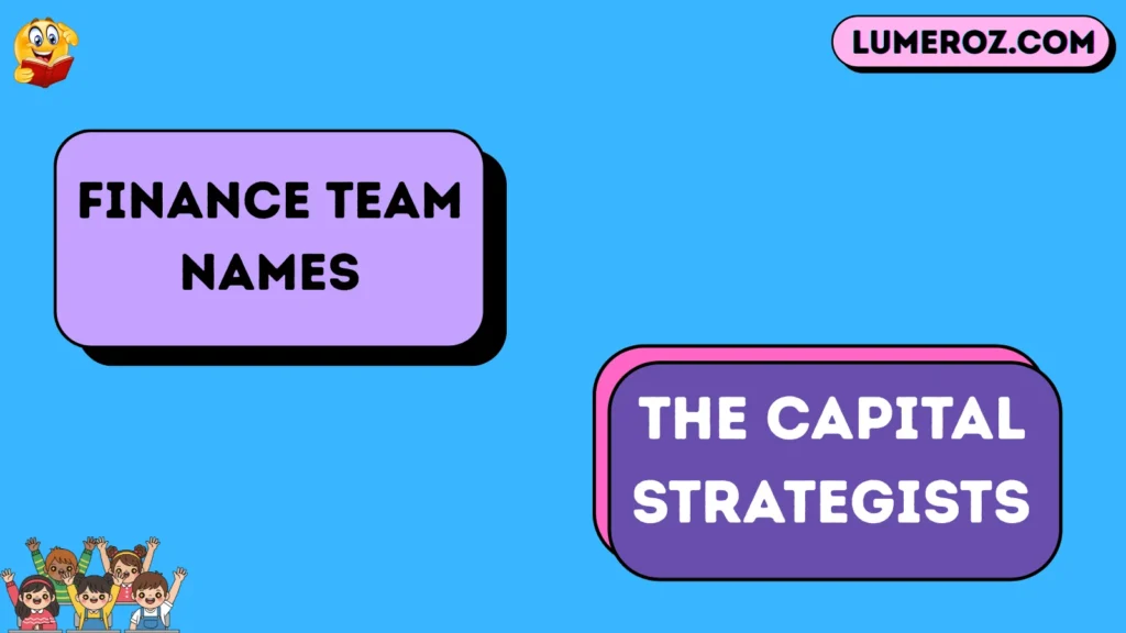 Finance team names