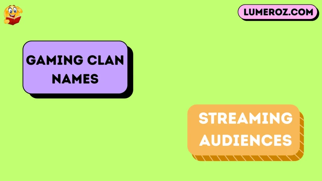 Gaming Clan Names