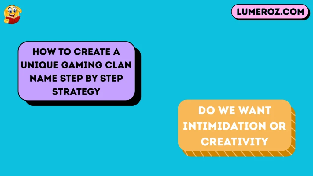 How to Create a Unique Gaming Clan Name Step by Step Strategy