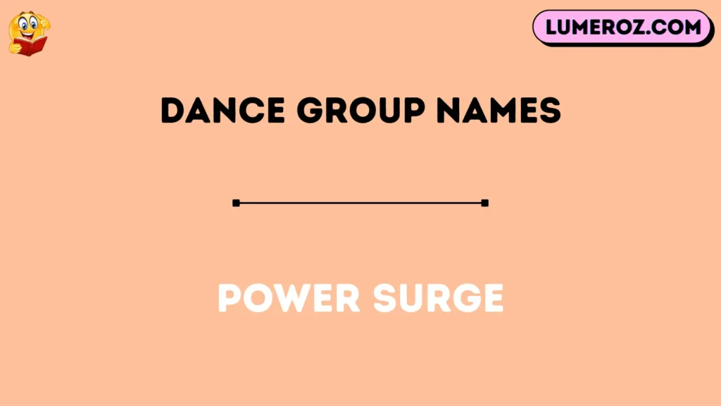 dance group name