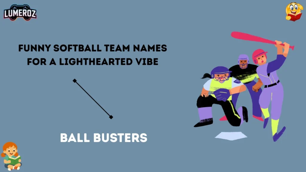 Funny Softball Team Names for a Lighthearted Vibe