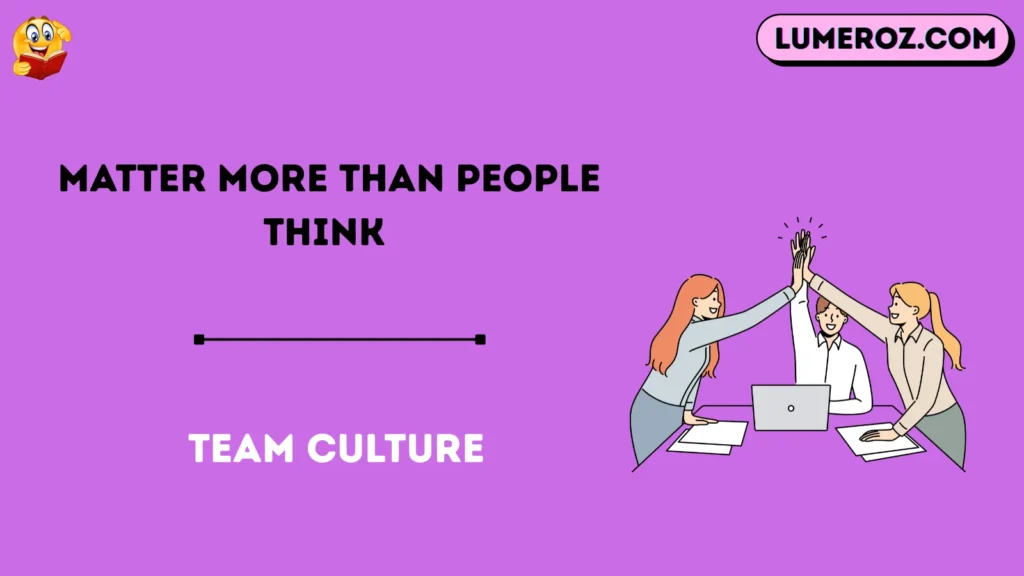 Matter More Than People Think