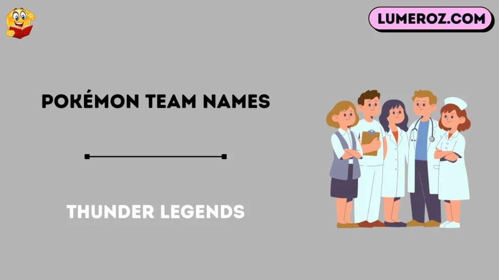 Pokémon team names
