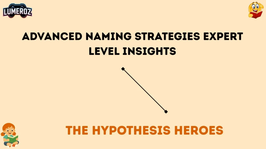 Advanced Naming Strategies Expert-Level Insights
