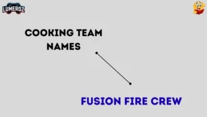 Cooking team names