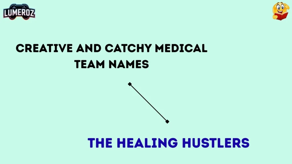 Creative and Catchy Medical Team Names