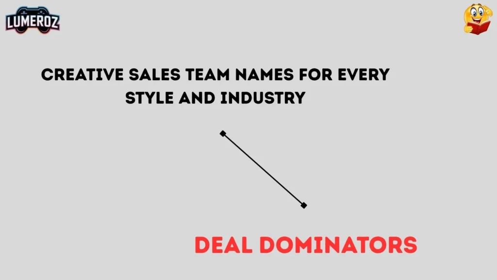 Creative Sales Team Names for Every Style and Industry