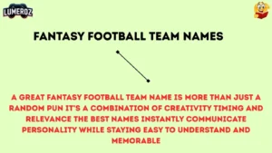 fantasy football team name