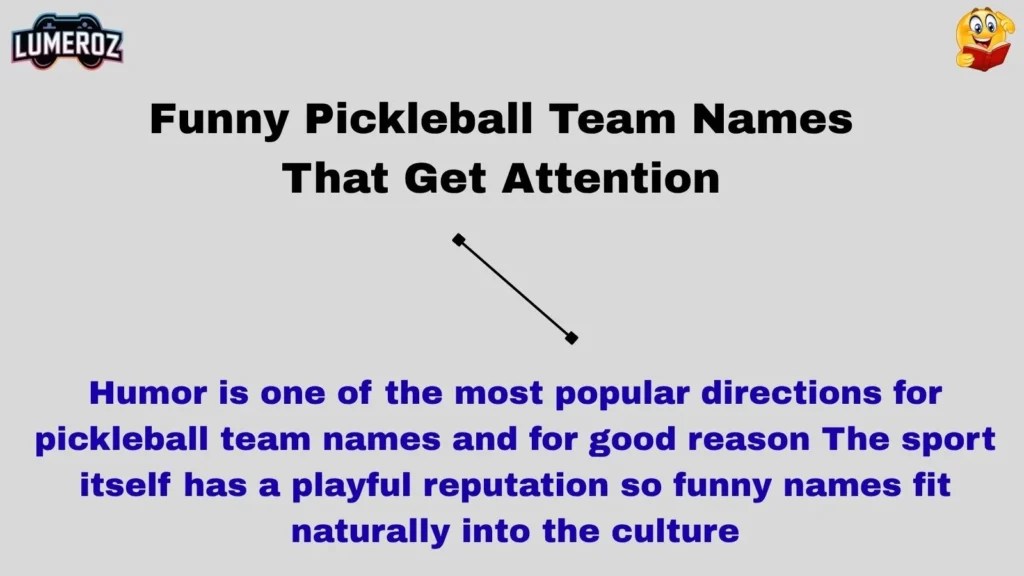 Funny Pickleball Team Names That Get Attention