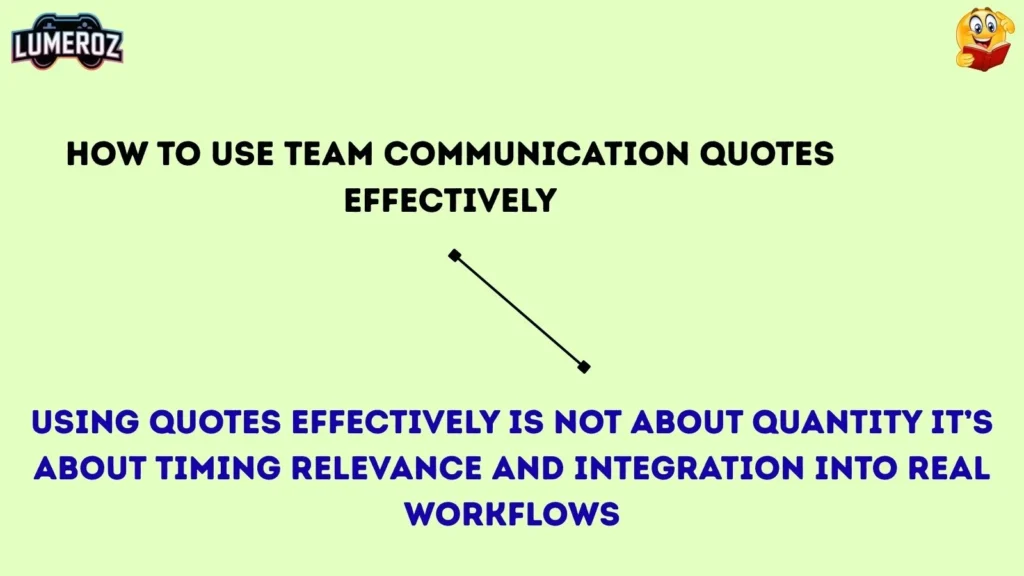 How to Use Team Communication Quotes Effectively