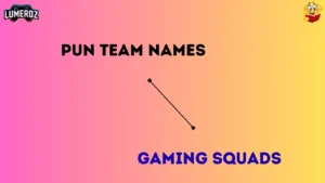 Pun team names