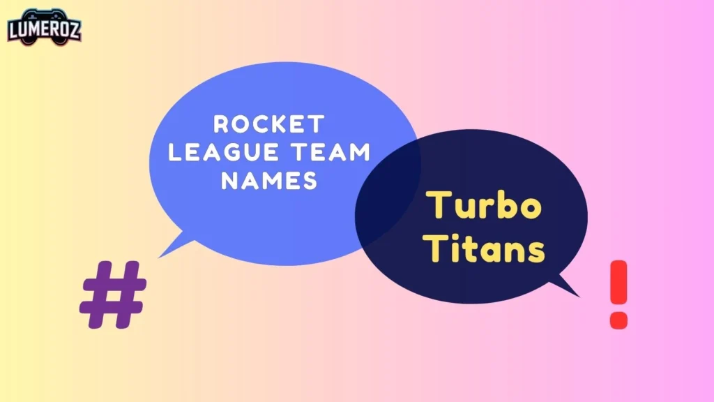Rocket League team name