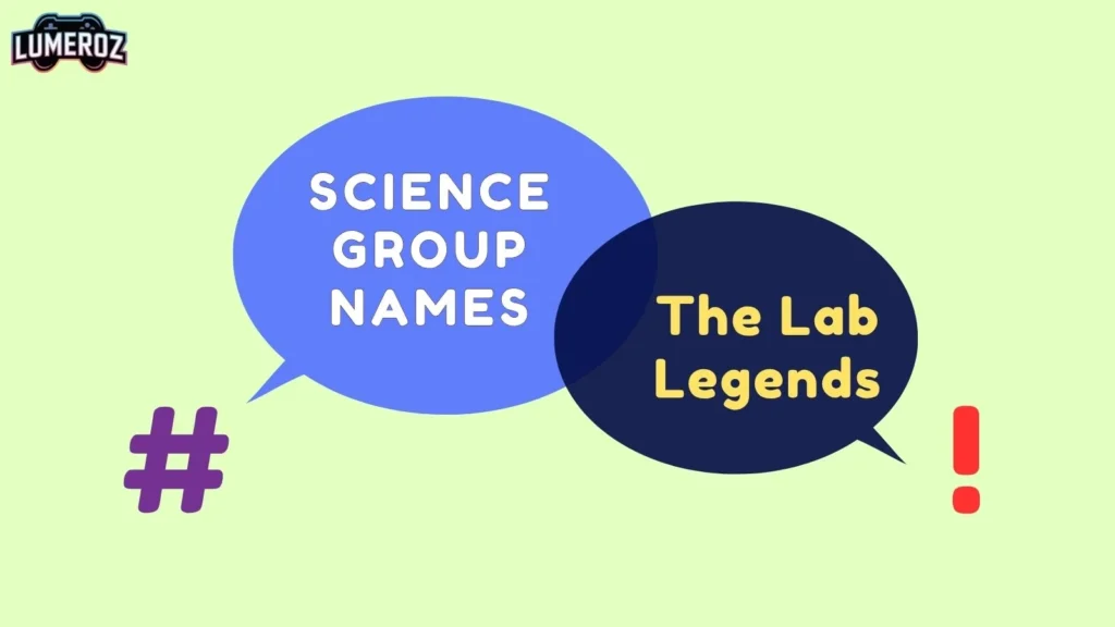 Science group names