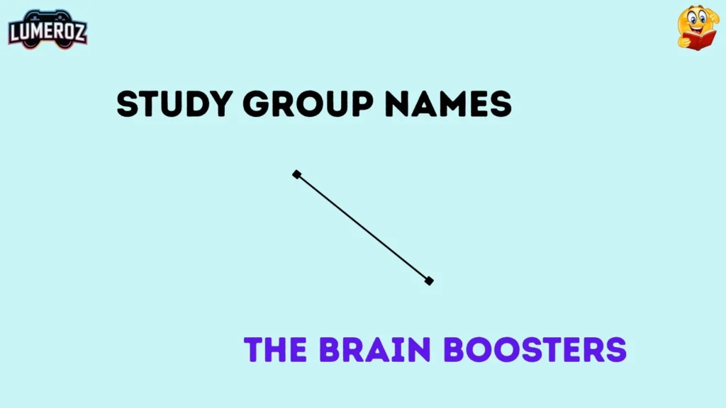 Study group names