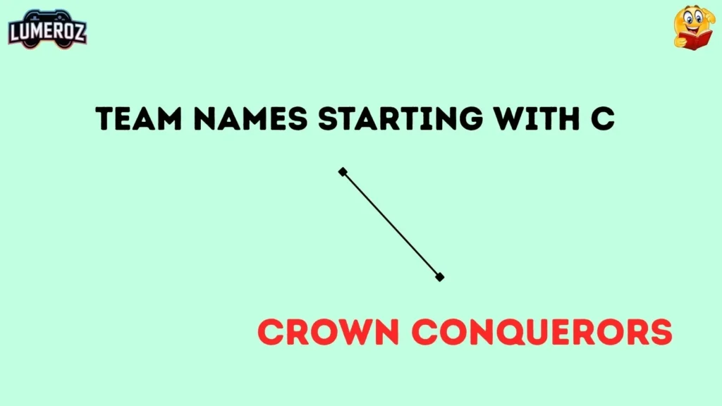 Team names starting with C