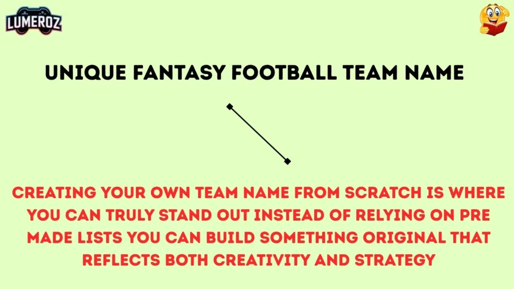  Unique Fantasy Football Team Name
