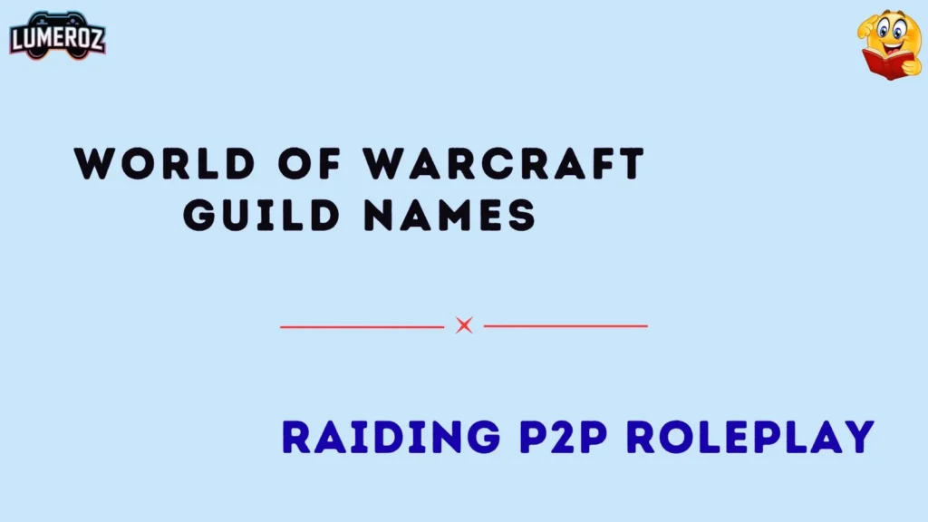 World of Warcraft guild names