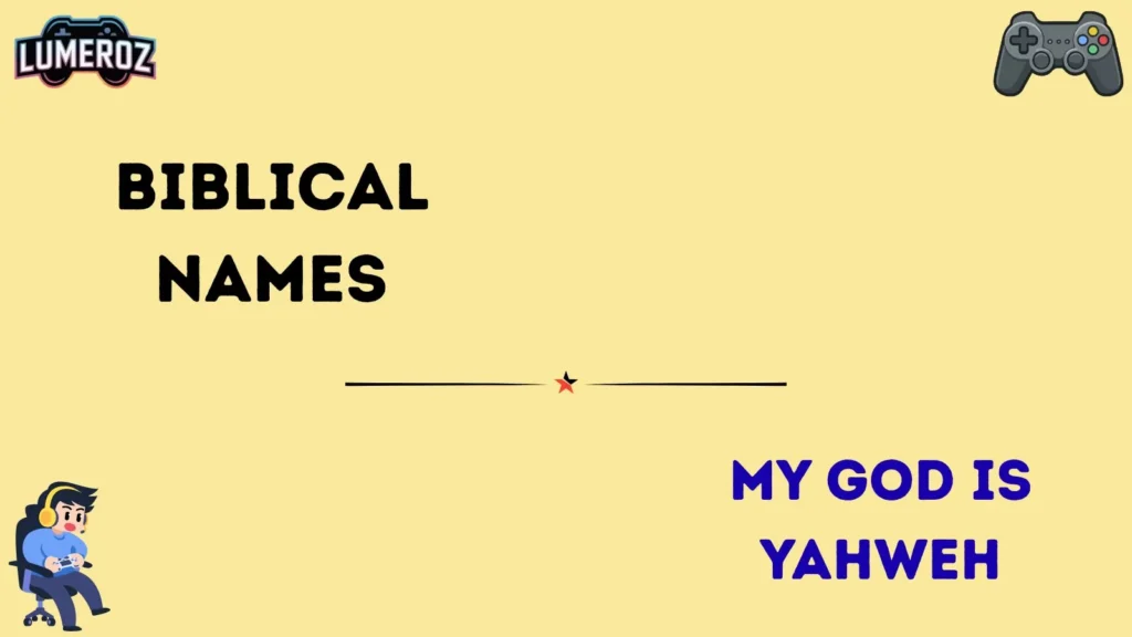 Biblical names