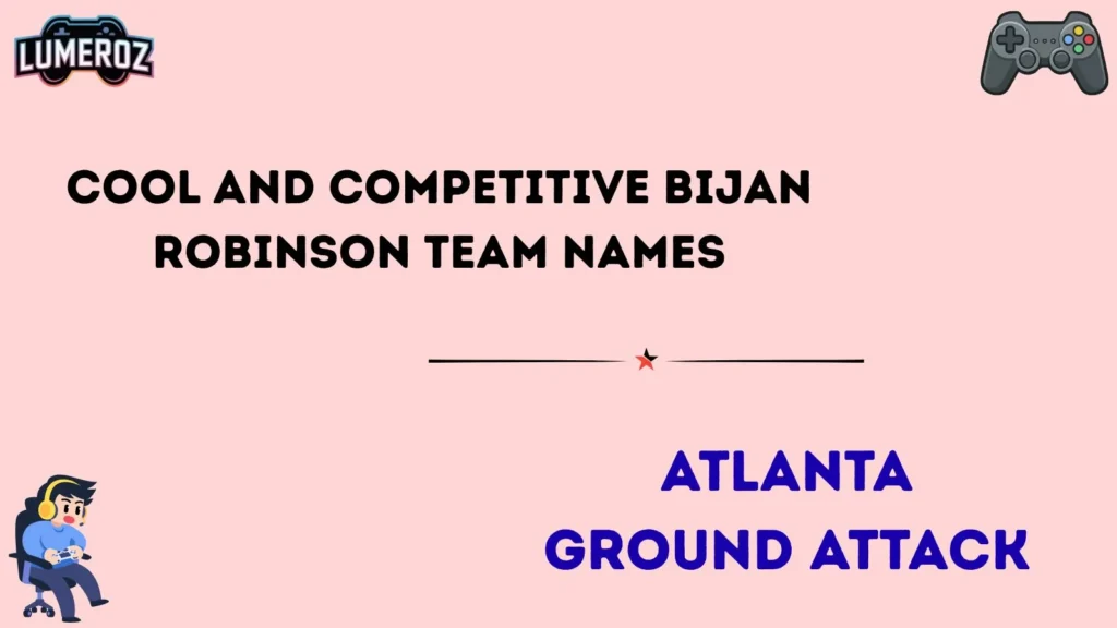 Cool and Competitive Bijan Robinson Team Names