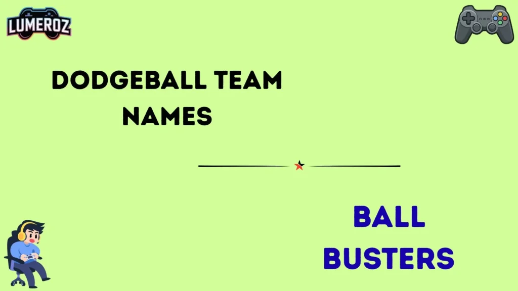 Dodgeball team names
