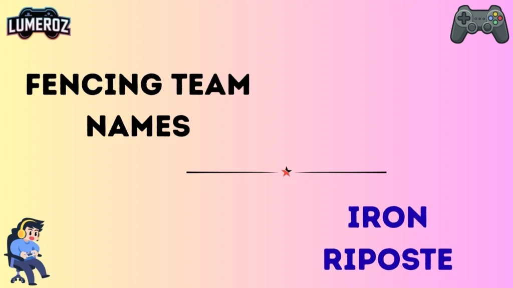 fencing team name
