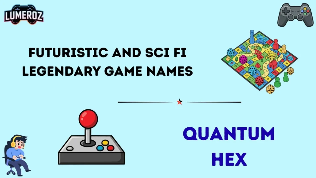 Futuristic and Sci-Fi Legendary Game Names