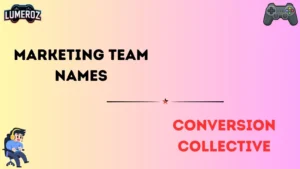 Marketing team names