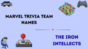 Marvel trivia team names