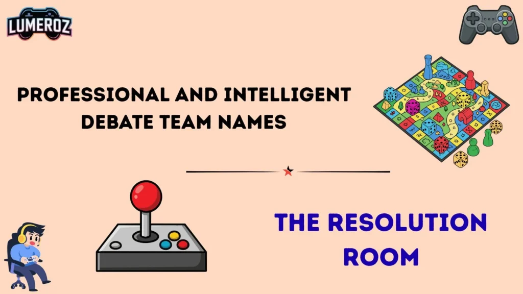 Professional and Intelligent Debate Team Names