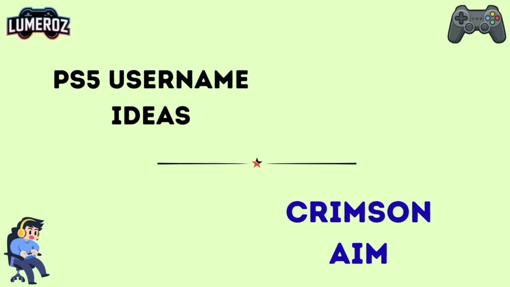 PS5 username ideas