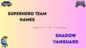 Superhero team names