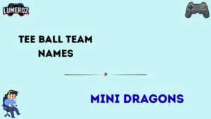 Tee ball team names