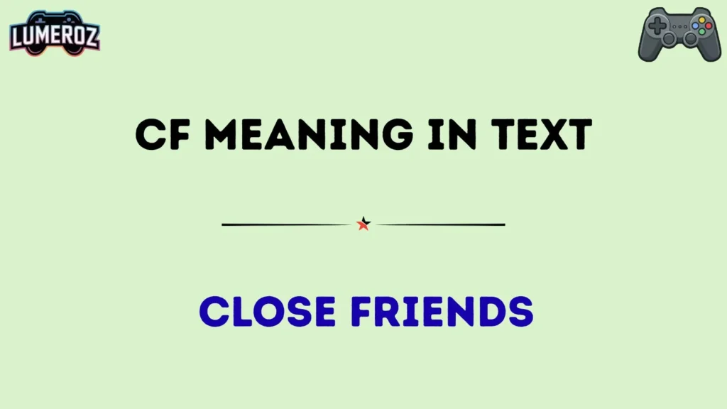 cf meaning in text