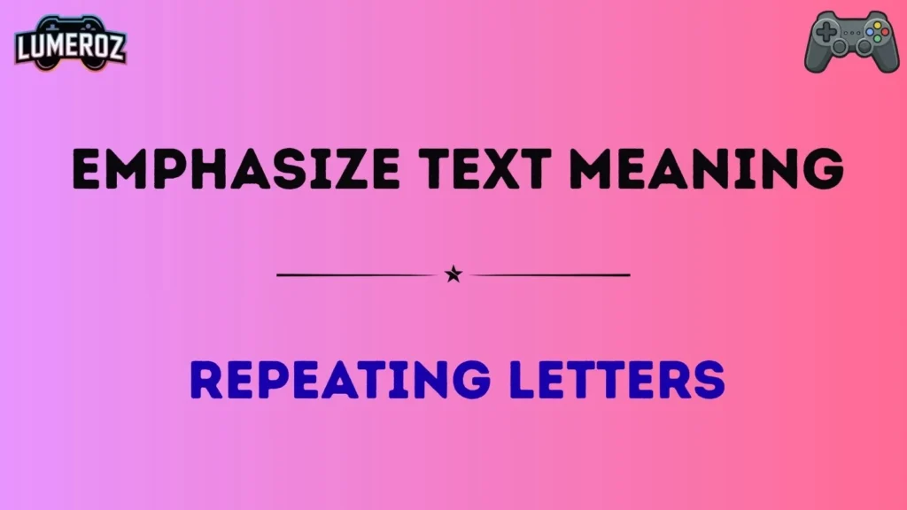emphasize text meaning
