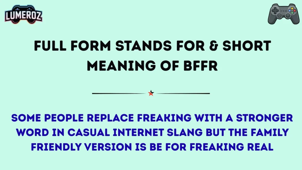 Full Form Stands For & Short Meaning of BFFR