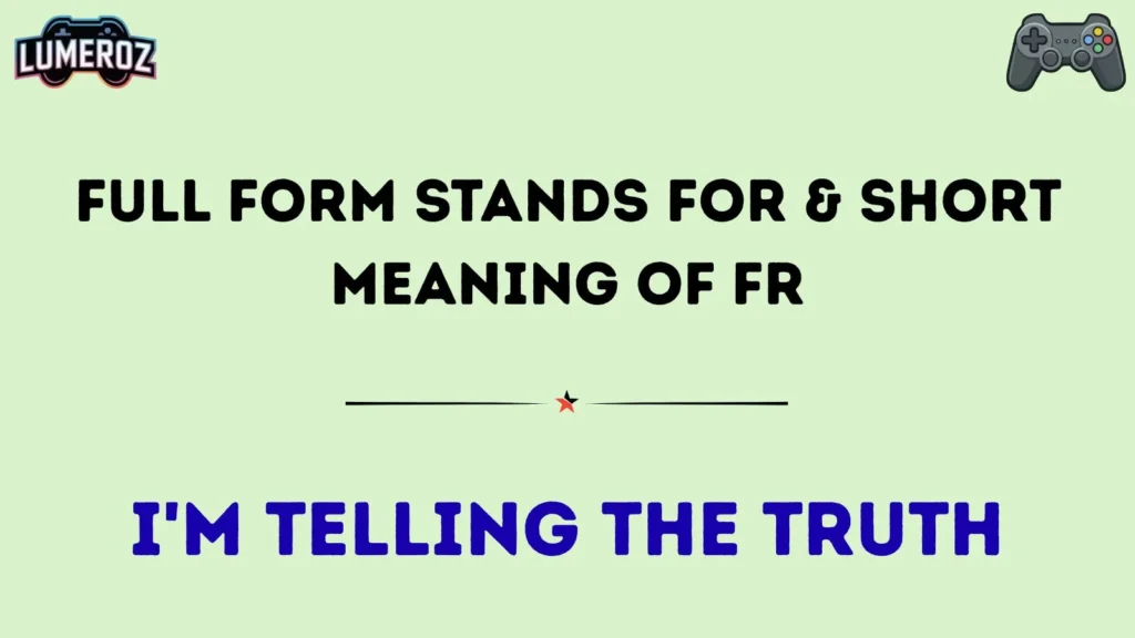 Full Form Stands For & Short Meaning of FR