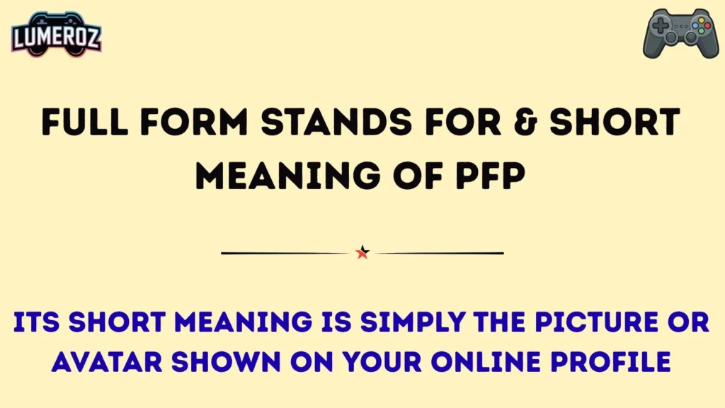 Full Form Stands For & Short Meaning of PFP