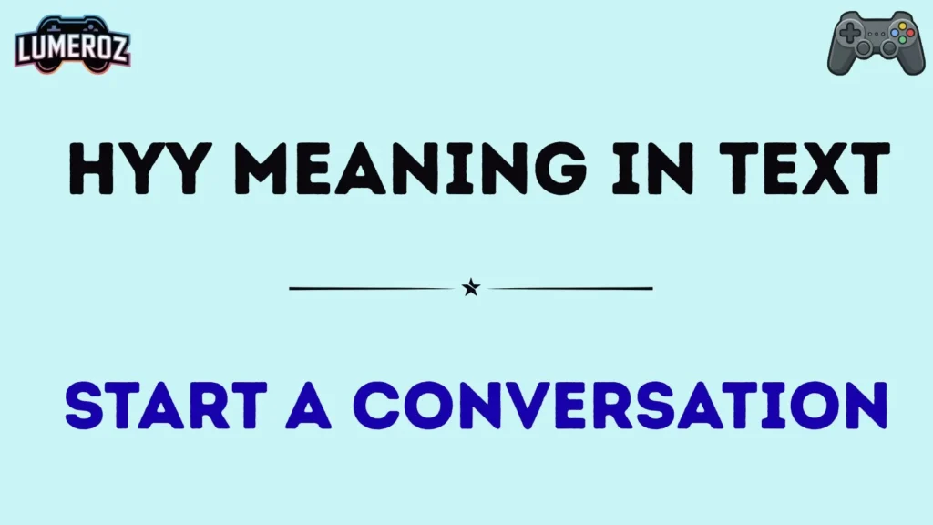 hyy meaning in text