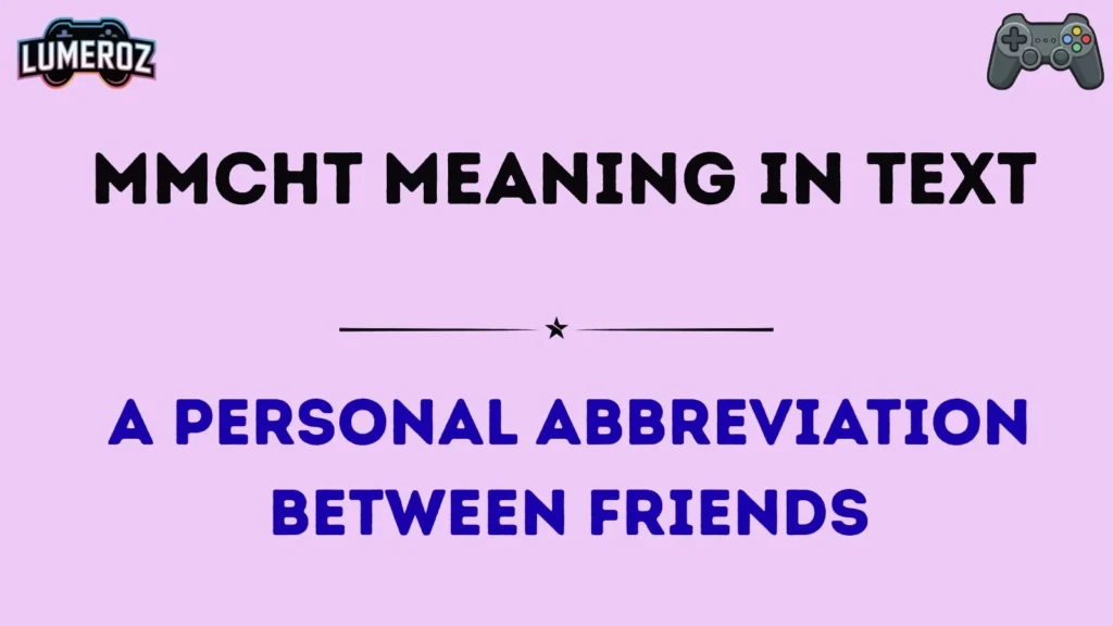mmcht meaning in text