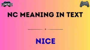 nc meaning in text