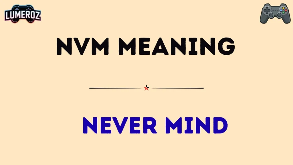 nvm meaning