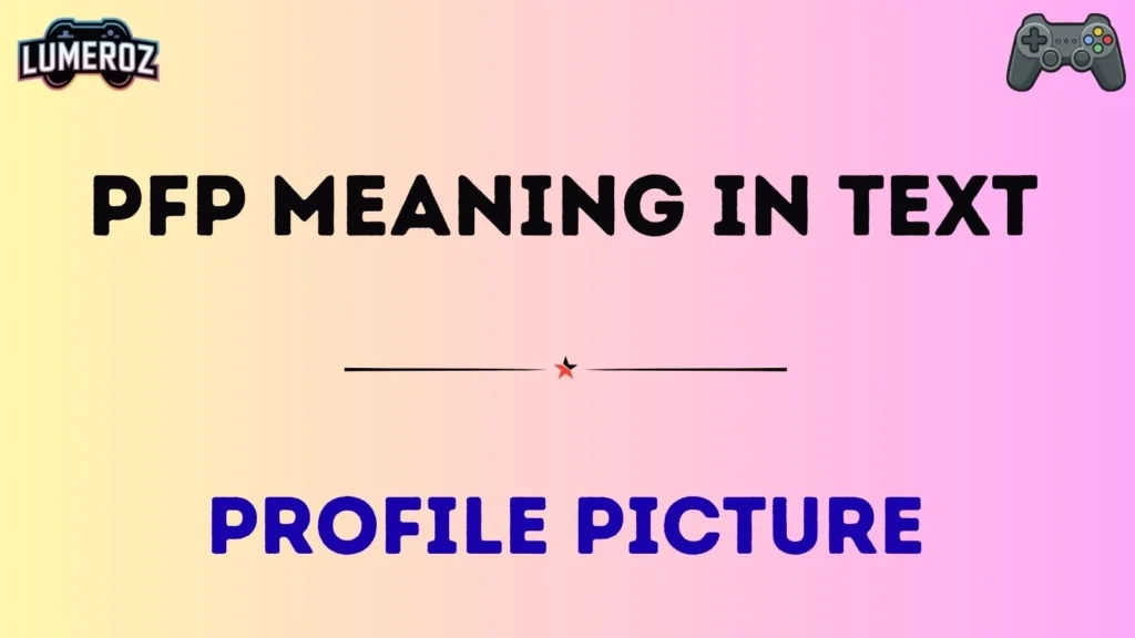 pfp meaning in text