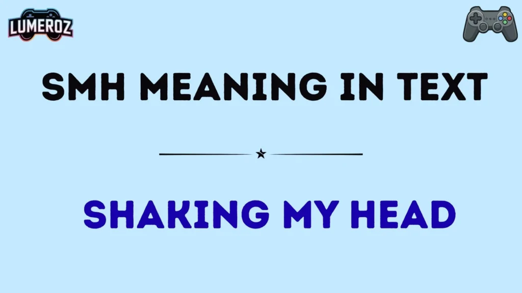 smh meaning in text