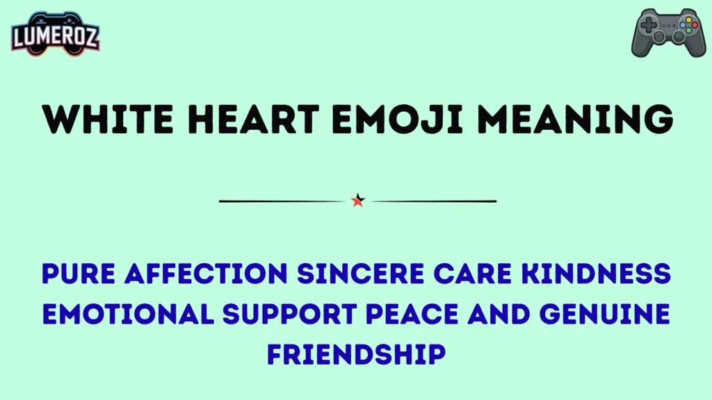 white heart emoji meaning