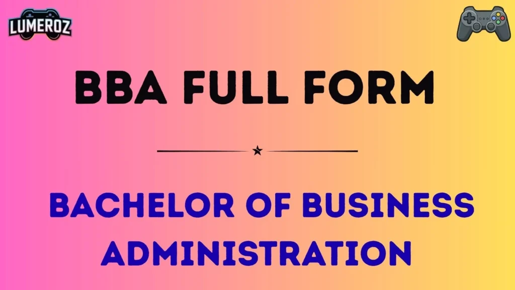 bba full form