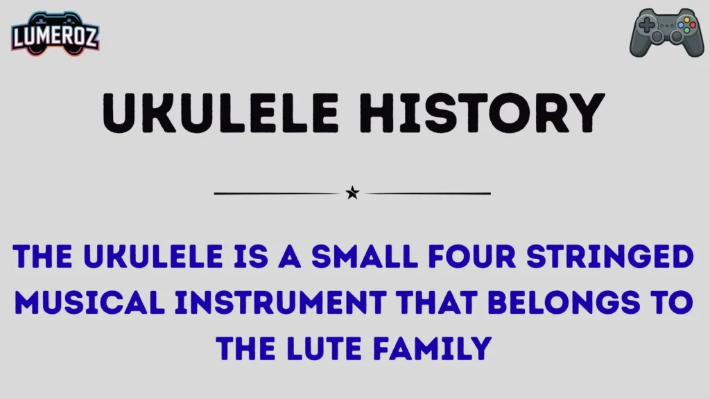 ukulele history